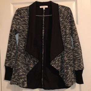 Black, White & Gray Ellen Tracy Cardigan